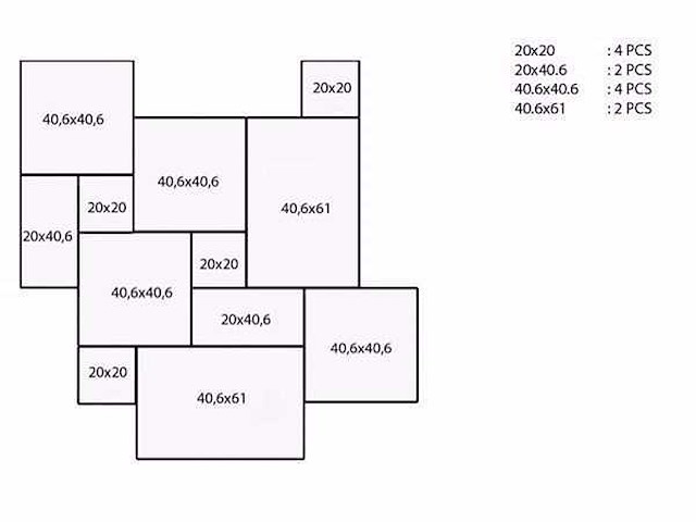 Natuursteen zwart hardsteen 10x10 cm tegel 20 m² - afbeelding 4 van  6