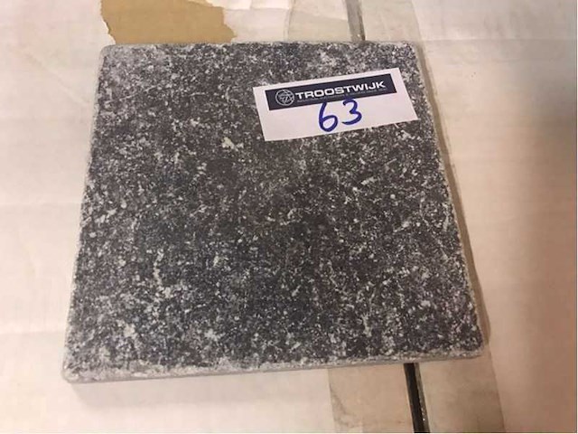 Natuursteen zwart hardsteen 10x10 cm tegel 20 m² - afbeelding 5 van  6