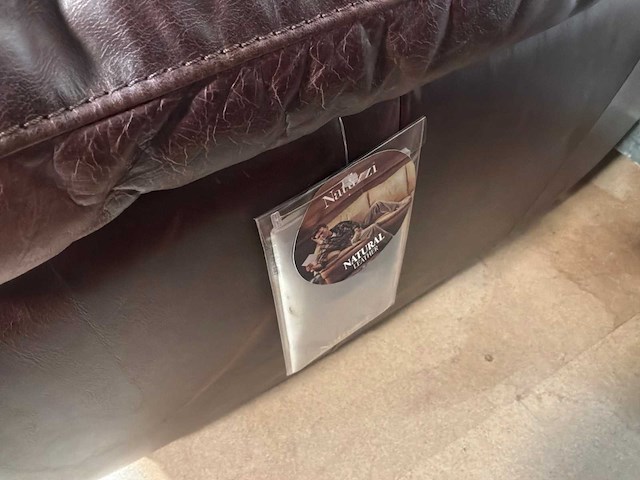 Natuzzi leren fauteuil - afbeelding 7 van  11