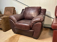 Natuzzi leren fauteuil - afbeelding 8 van  11