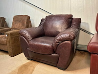 Natuzzi leren fauteuil - afbeelding 1 van  11