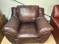 Natuzzi leren fauteuil - afbeelding 10 van  11