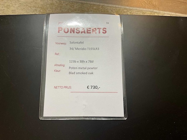 Natuzzi meridio salontafel - afbeelding 7 van  7