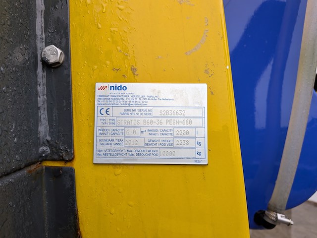 Natzoutstrooier, nido | schmidt, stratos b50-36 pesn-660, 2012 - afbeelding 9 van  22