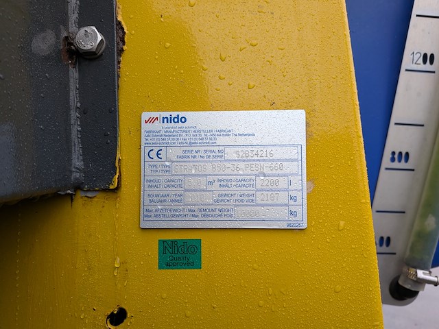 Natzoutstrooier, nido, stratos b50-36 pesn-660, 2010 - afbeelding 8 van  20