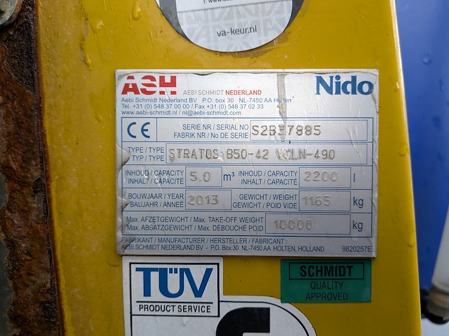 Natzoutstrooier, schmidt | nido, stratos b50-42 vcln-490, 2013 - afbeelding 11 van  26