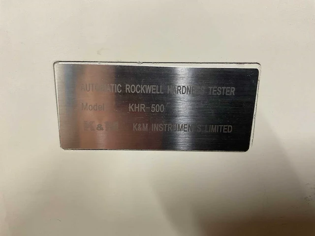 Naumetrics khr-500 hardheidtester - afbeelding 6 van  7