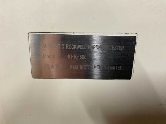 Naumetrics khr-500 hardheidtester - afbeelding 3 van  7