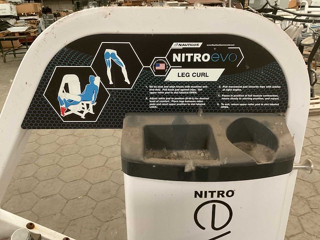 Nautilus nitro evo leg curl - afbeelding 5 van  6