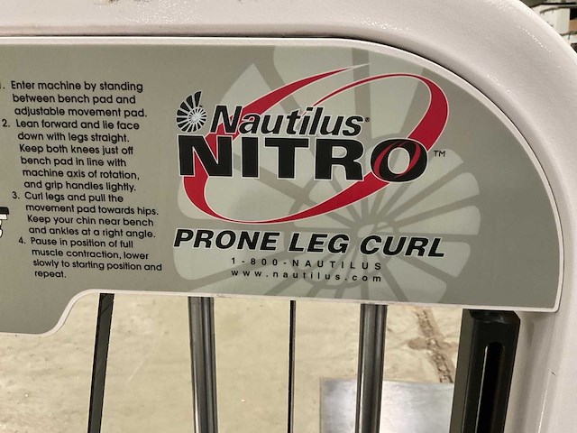 Nautilus nitro prone leg curl - afbeelding 6 van  7