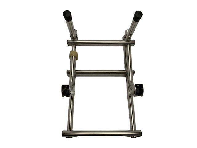 Nautinox 2037 duurzame rvs marine badtrap - veilig, opvouwbaar & antislip voor botten - afbeelding 1 van  2