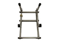 Nautinox 2037 duurzame rvs marine badtrap - veilig, opvouwbaar & antislip voor botten - afbeelding 1 van  2