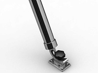 Nautinox rvs verstelbare stanghouder voor botens 2179/r - afbeelding 1 van  4