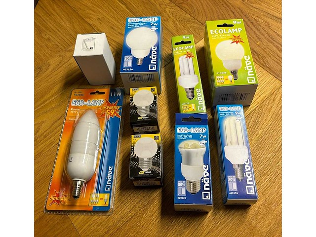 Näve lamp - mixpartij (2500x) - afbeelding 1 van  1