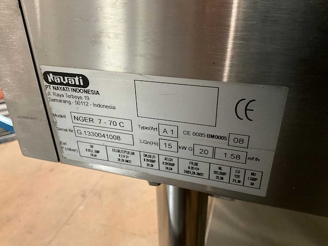 Nayati nger 7-70c gas-wokbrander - afbeelding 7 van  7