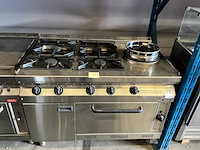 Nayati nges-12/75 viervlams gasfornuis met wokbrander