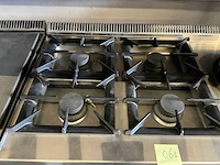 Nayati nges-12/75 viervlams gasfornuis met wokbrander - afbeelding 2 van  6