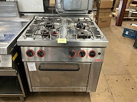 Nayati ngr 9-75 mr 4 pits gasfornuis met geïntegreerde oven - afbeelding 2 van  7