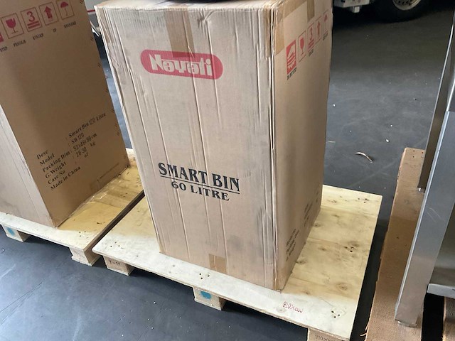 Nayati smart bin rvs pedaalemmer - 60l - afbeelding 4 van  4