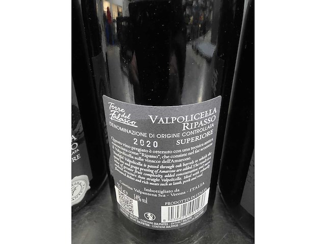 Nebla / valpolicella wijn fles (7x) - afbeelding 4 van  5