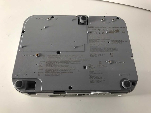 Nec - (me331x) 3300 lumens lcd projector (193 hrs - lamp hours) - afbeelding 3 van  3