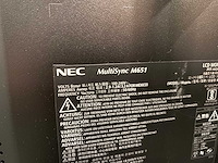 Nec m651 - 65" 4k uhd monitor met verrijdbaar statief - afbeelding 2 van  12