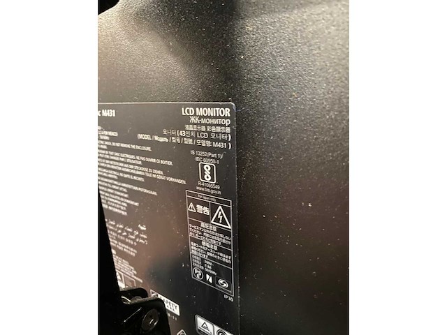 Nec multisync m431 pcap - 43" 4k uhd monitor met statief - afbeelding 14 van  25