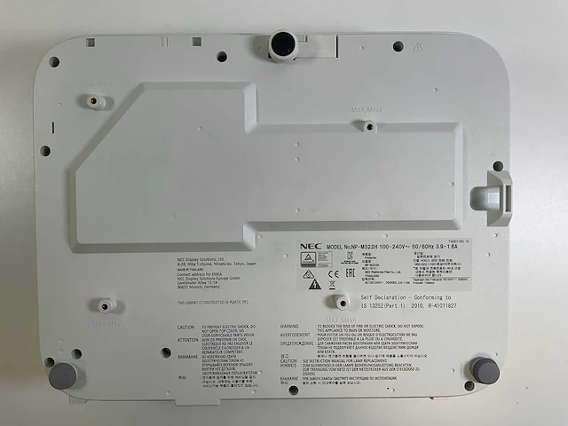Nec (np-m322h) 3.200 lumen fhd projector (252 lamp hours) - afbeelding 5 van  6