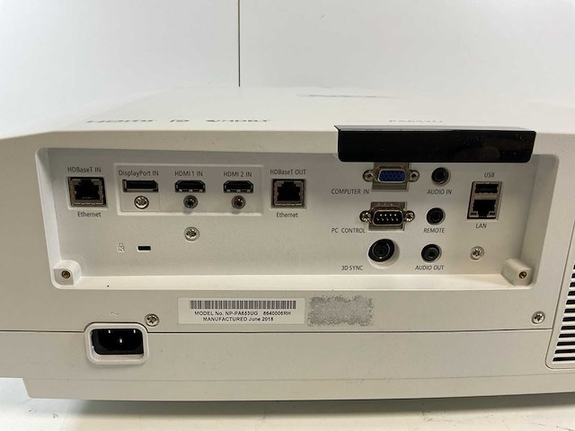 Nec (pa653u) 6500 lumen wuxga projector (5 lamp hours) - afbeelding 3 van  4
