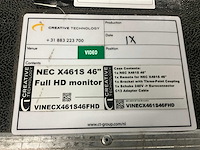 Nec x461s 46” full hd monitor - afbeelding 3 van  11