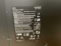Nec (x551s) 55”, 1920x1080 (fhd) led monitor - afbeelding 5 van  7