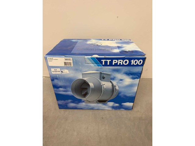 Nedco - tt pro 100 - kanaalventilator 100 mm - afbeelding 1 van  3