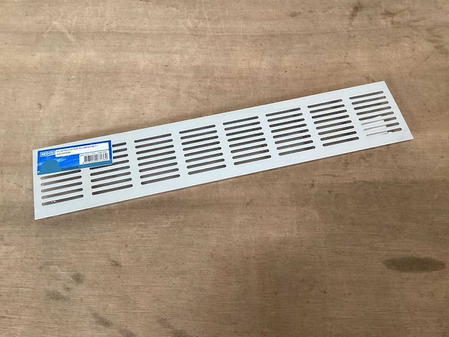 Nedco plintrooster aluminium 400x80 (31x) - afbeelding 1 van  3