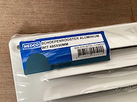 Nedco schoepenrooster aluminium 495x90 (10x) - afbeelding 1 van  2