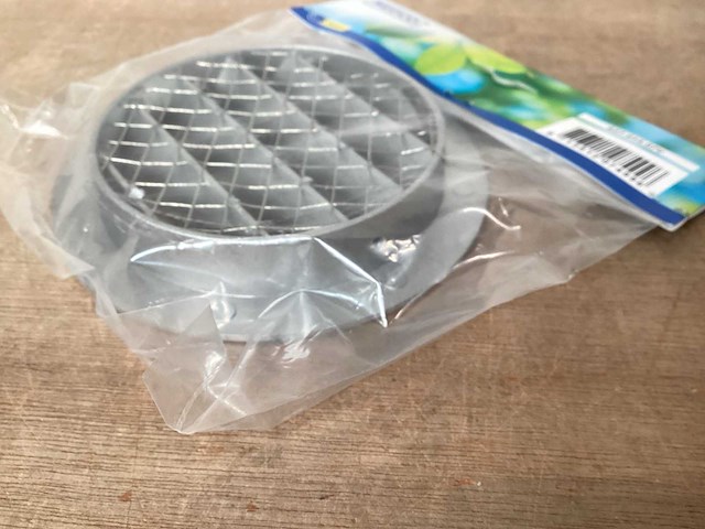 Nedco schoepenrooster aluminium met gaas (30x) - afbeelding 2 van  2