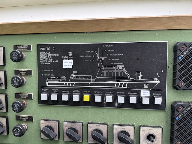 Nederlandse patrouille vaartuig, vm2, 1987 - afbeelding 25 van  71