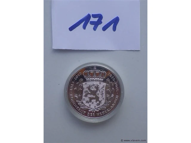 Nederlandse penning 1815-2015 willem i - afbeelding 1 van  4