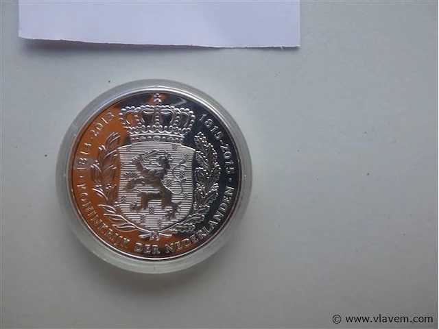 Nederlandse penning 1815-2015 willem i - afbeelding 2 van  4