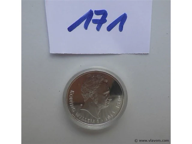 Nederlandse penning 1815-2015 willem i - afbeelding 3 van  4