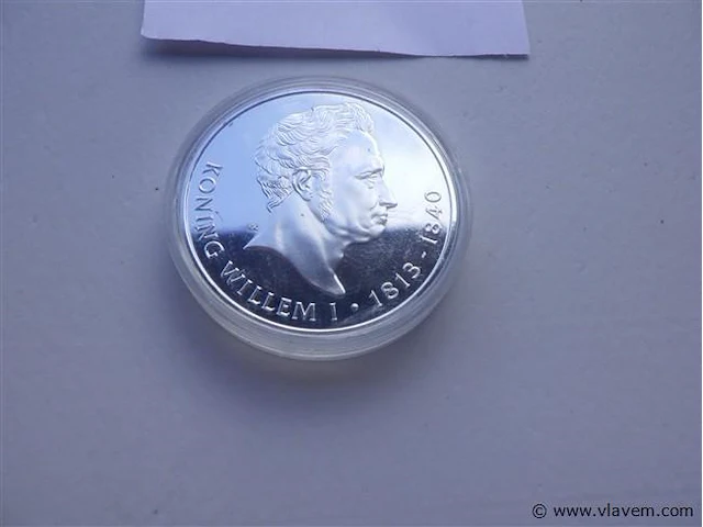 Nederlandse penning 1815-2015 willem i - afbeelding 4 van  4