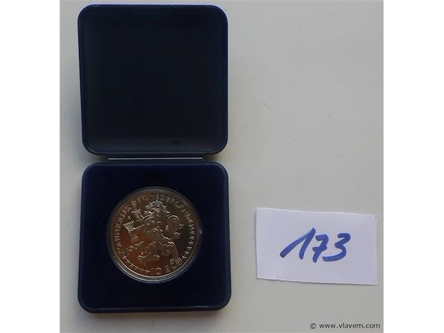 Nederlandse penning in etui 10 ecu 1997 - afbeelding 1 van  4