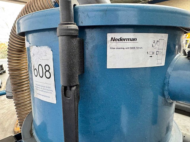 Nederman - 680s-nel 5,5sc - industriële stofzuiger - 2016 - afbeelding 2 van  3