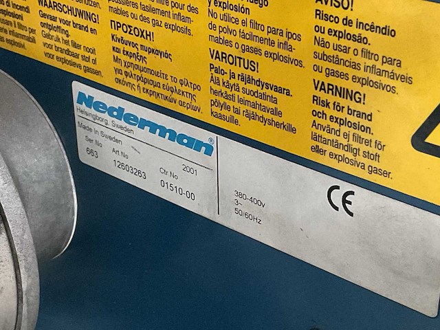 Nederman 1694 rookafzuiger - afbeelding 7 van  7