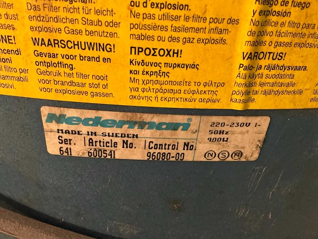 Nederman 600541 lasdampafzuiginstallatie - afbeelding 5 van  5