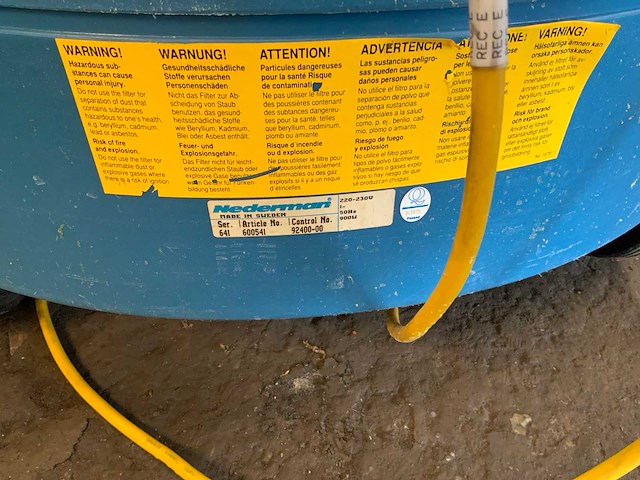 Nederman demo model 30 lasdampafzuiginstallatie - afbeelding 5 van  7