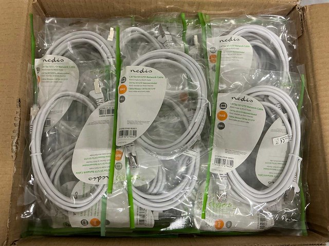 Nedis cat5e sf/utp netwerk kabel 1,5m (125x) - afbeelding 1 van  2