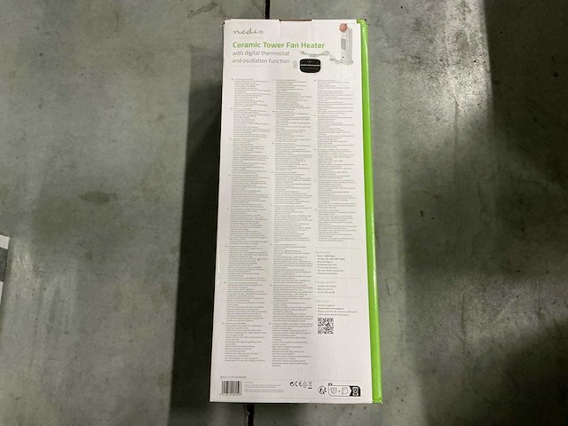 Nedis ceramic tower fan heater - afbeelding 2 van  3