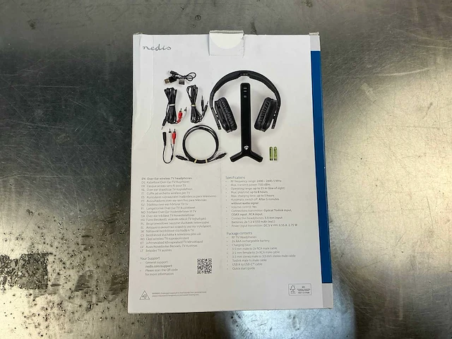 Nedis draadloos headset - afbeelding 3 van  3