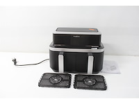 Nedis dubbele airfryer 2 x 4.2 l 10 vooraf ingestelde programma's zwart - afbeelding 5 van  6