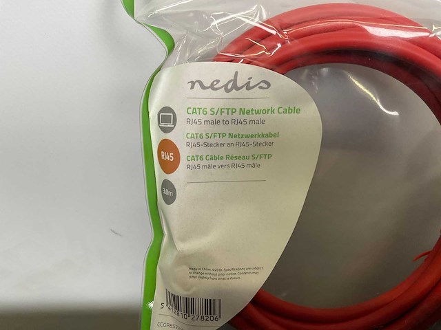 Nedis high speed hdmi met ethernet hdmi kabel - afbeelding 2 van  5